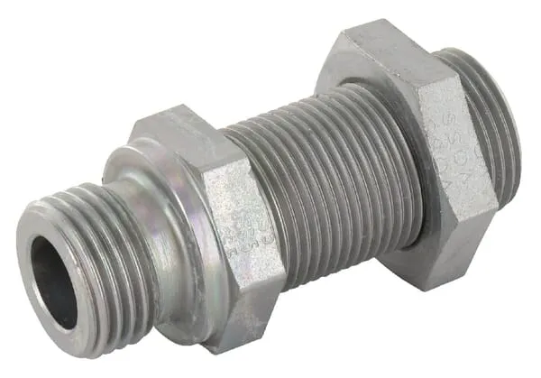 Přepážkové spojky, šroubení BSP x metrické šroubení s řezným kroužkem