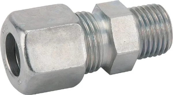 Přímé hrdlové šroubení, šroubení metrické kuželové x řezný kroužek metrický