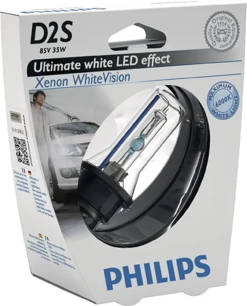 Žárovka xenonová D2S 85 V, 35 W, P32d-2, bílá, Philips