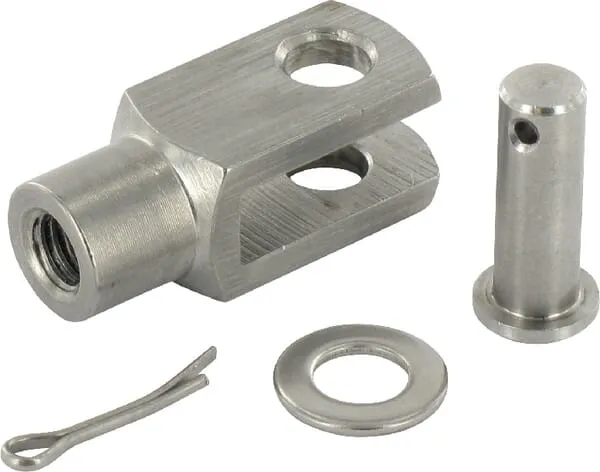 Vidlicová hlava M8 RVS