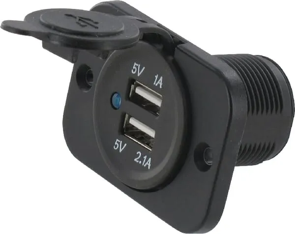 Měnič USB 12/24 V, vestavba