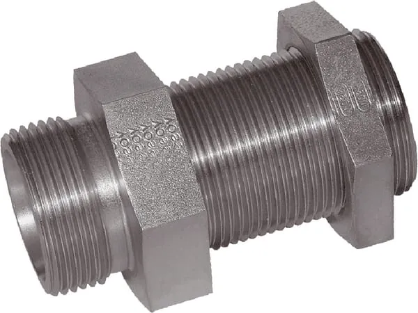 Přepážkové spojky, šroubení BSP GAZ x metrické šroubení s řezným kroužkem