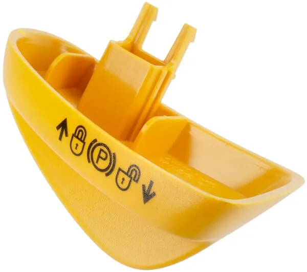 Knoflík, parkovací brzda, oranžový