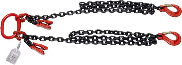 Zvedací řetězy dvoudílné s vidlicovou spojkou