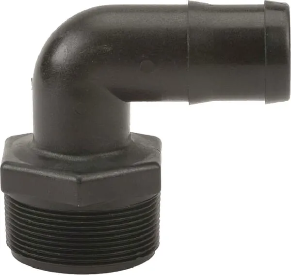 Hadicová koncovka 2" vnější závit NPT x 1 1/2" 90°