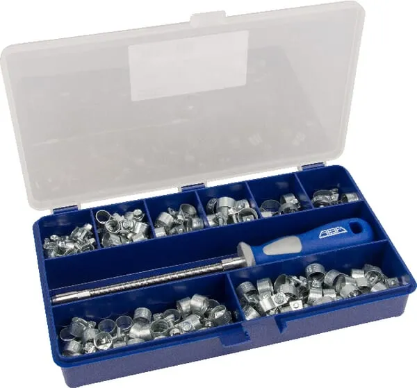 Sada hadicových spon ABA Mini 9 mm W1