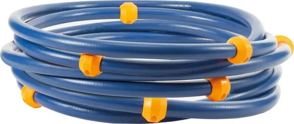 Vysokotlaká hadice 25 m 2SC DN10 modrá 3/8" vnější závit, s posuvnými kuličkami