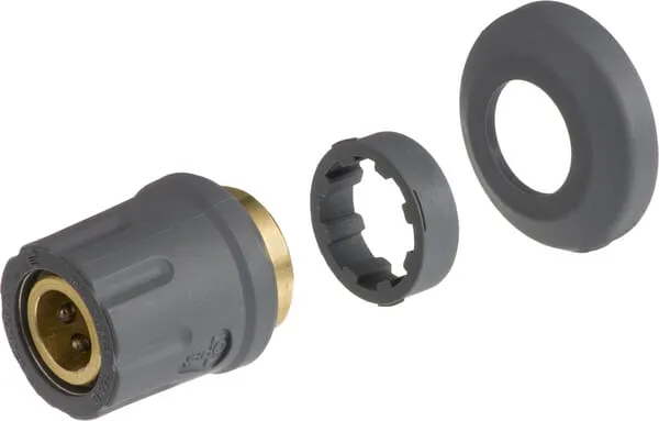 Spojka ST-247 TR22 s vnitřním závitem, mosaz, s krytem