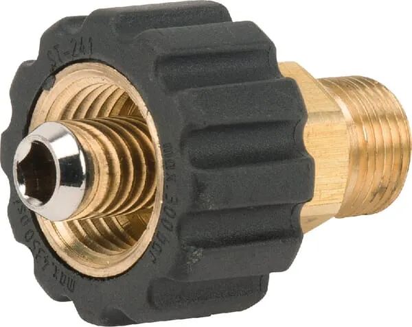 Vysokotlakový čistič šroubovací spojka s vnějším závitem a rýhovanou maticí vhodný pro Dibo