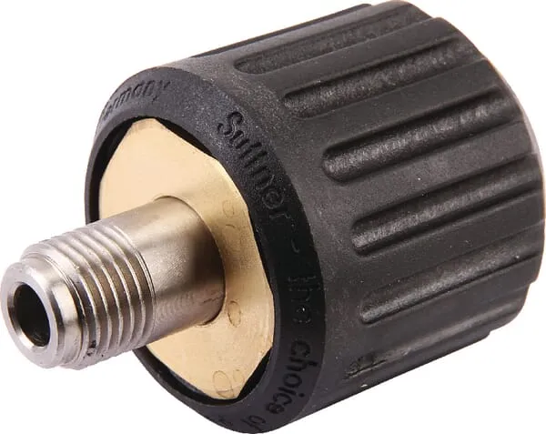 Šroubovací spojka otočná rýhovaná pro vysokotlakový čistič M22x1,5 - Vnější závit