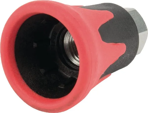 Kryt trysek ocel, červený