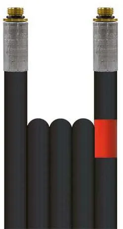 Vysokotlaké hadice 2 x 1/8" vnější závit Flexy na čištění kanalizace, 300 barů