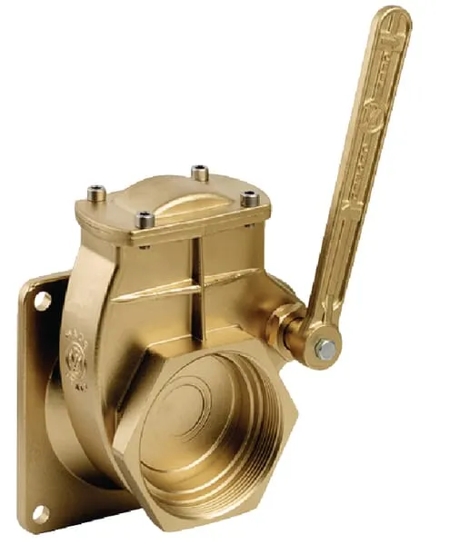 Pákové šoupátko s 1 přírubou 6"