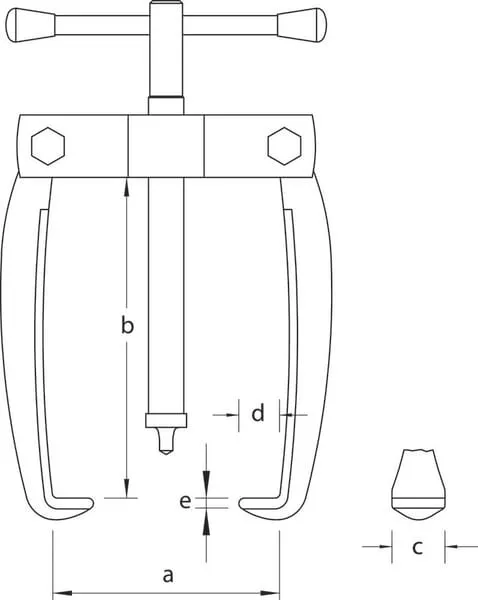 Stahovák 2ramenný 50x70 mm