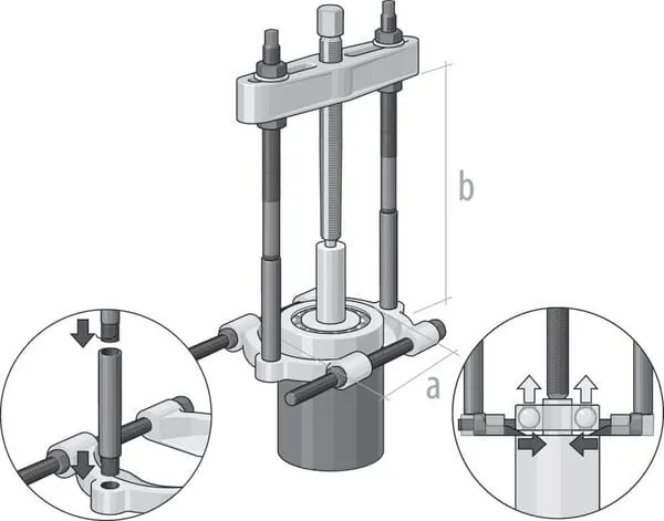 Stahovák pro dělicí zařízení vel. 1