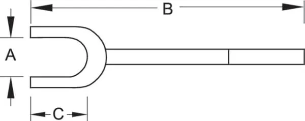 Odděl. a montážní vidlice 18mm