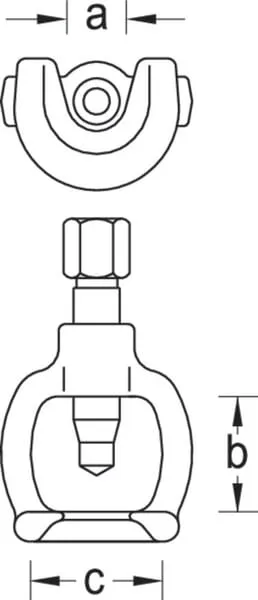 Stahovák ke kulovým kloubům 40 mm