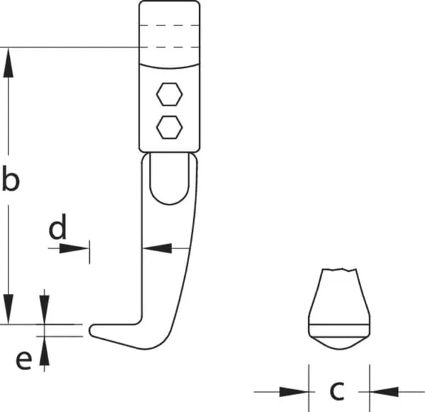 Hák, volný 100 mm HG 106/107