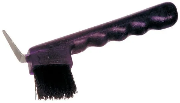 Škrabák na kopyto s kartáčem