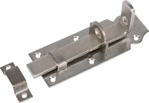 Zamykací závora plochá 120x45 V2A