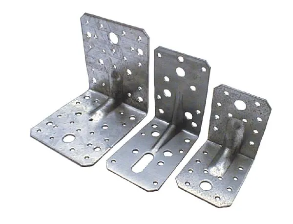 Spojovací úhelník s návalkem, pozinkovaný
