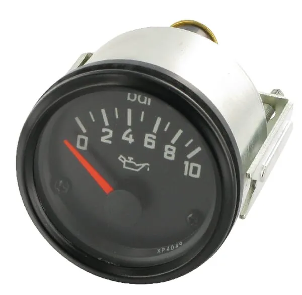 Manometr tl. oleje 12 V 10 bar