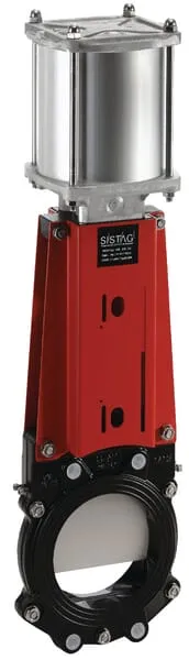 Originální WEY - deskové šoupátko VNC s pneumatickým ovládáním