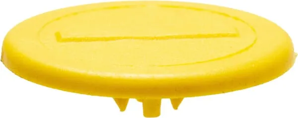 Barevná svorka žlutá -