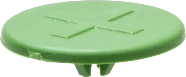 Barevná svorka zelená +