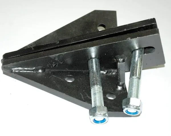 Křídlová radlice, pár s maticemi a šrouby