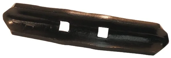 Radlice kultivátoru 190x40x8 mm, otočná tvrzená, zahnutá, 2 otvory