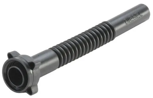 Spouts for fuel cans