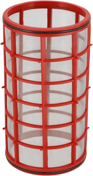 Filtrační vložka, 32 ok, s O-kroužky, červená