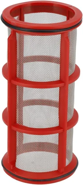 Filtrační vložka, 32 ok, s O-kroužky, červená
