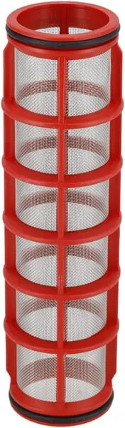 Filtrační vložka, 32 ok, s O-kroužky, červená