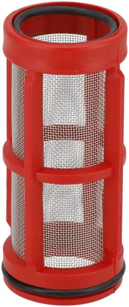 Filtrační vložka, 32 ok, s O-kroužky, červená