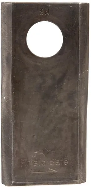 Nůž rotační sekačky rotace vlevo 105 x 48 x 4,3 mm; otvor Ø 20 mm; vhodný pro Kuhn; 25 ks/bal.