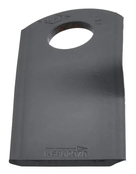 Nůž rotační sekačky rotace vlevo 105 x 47 x 4 mm; otvor Ø 20,5 mm; vhodný pro Kuhn; 25 ks/bal.