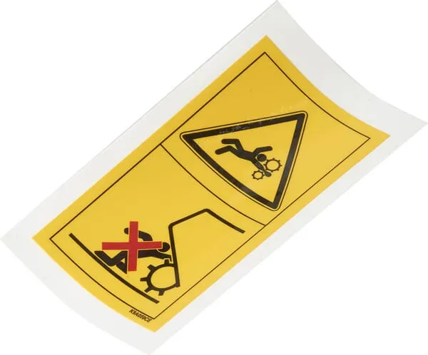 Bezpečnostní štítek – přívod Ce