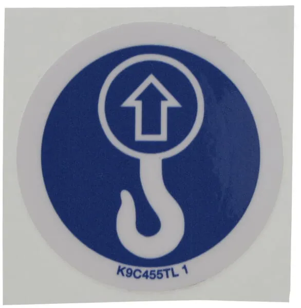 Štítek Zvedací bod