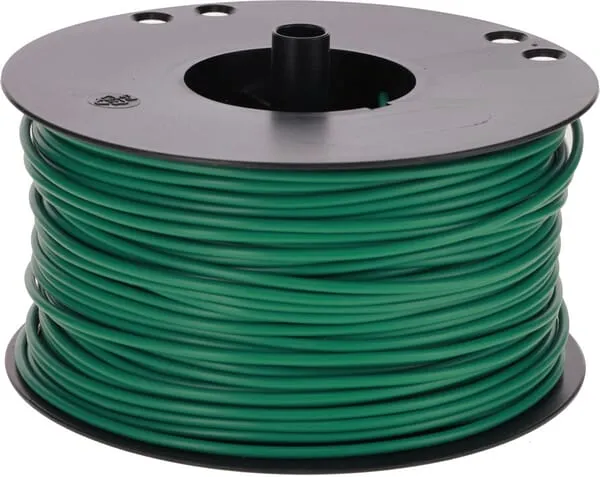 Elektrokabel 1x1,5 mm, zelený