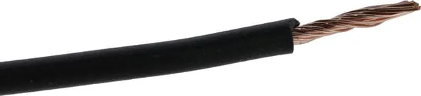 Elektrokabel 1x1,5 mm, černý