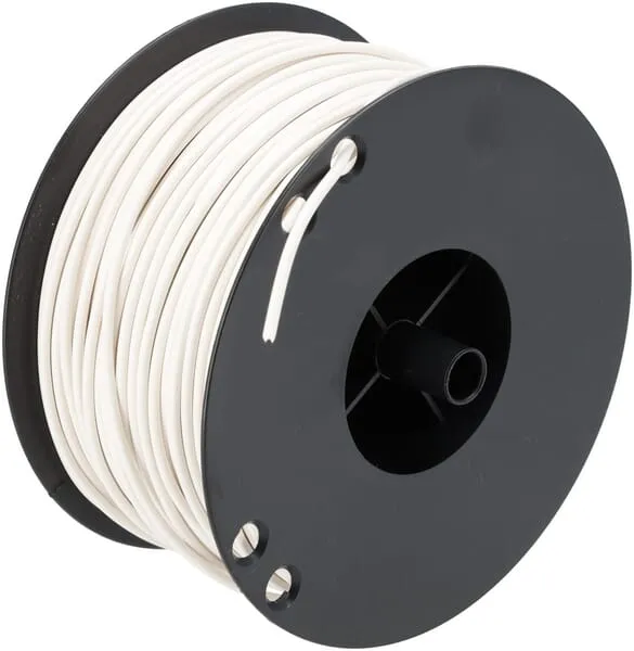 Elektrokabel 1x1,5 mm, bílý