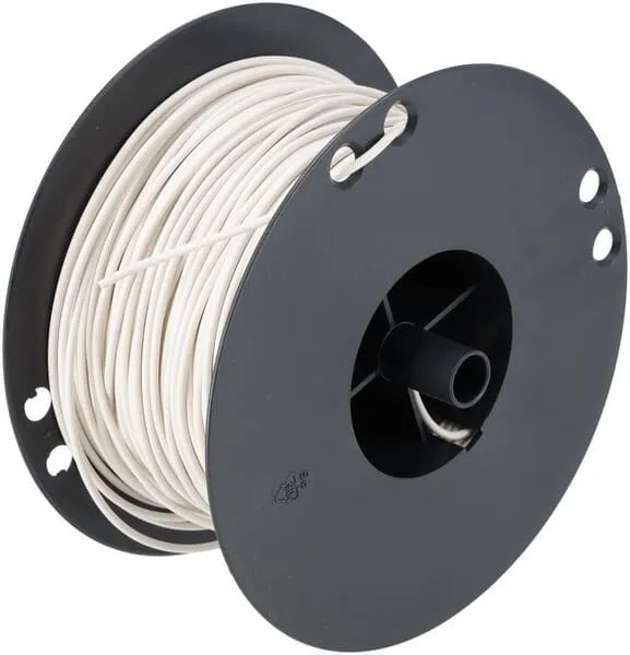 Kabel 1x0,75 mm² bílý, 100 m