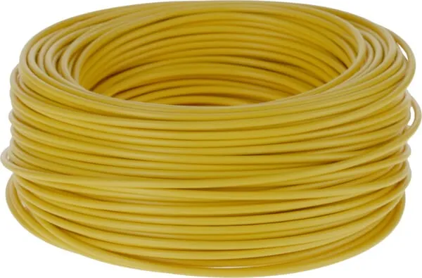 Elektrokabel 1x1,5 mm, žlutý
