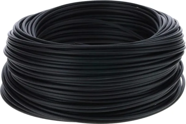 Elektrokabel 1x1,5 mm, černý