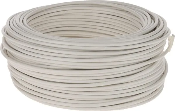 Elektrokabel 1x1,5 mm, bílý