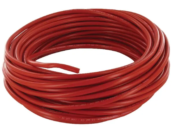 Elektrokabel červený 25m