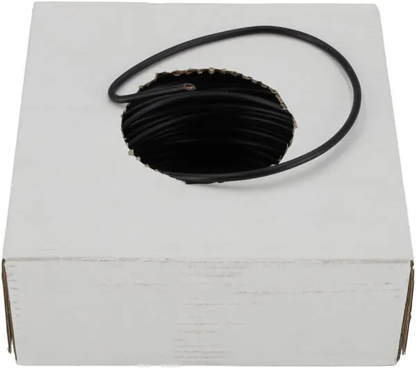 Elektrokabel 1x4 mm, černý