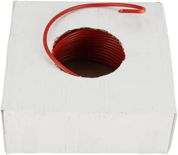 Elektrokabel 1x6 mm, červený
